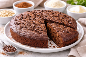 🍫 Bolo Fitness de Chocolate com Cacau 100%: Saudável, Fofinho e Sem Açúcar