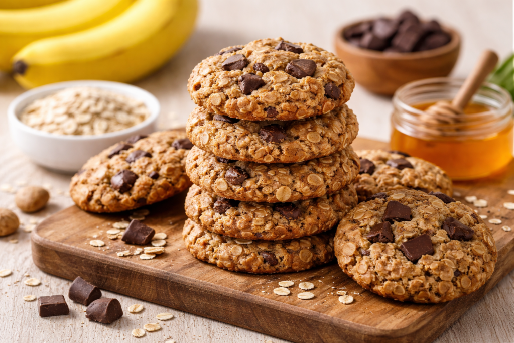 cookie fitness de aveia