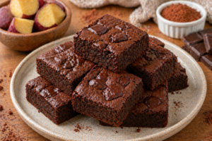 🍫 Brownie Fit de Batata-Doce com Cacau: Receita Saudável, Fofinha e Sem Culpa