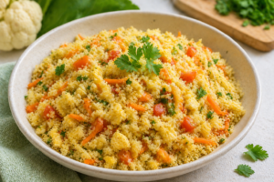 🥦 Cuscuz Low Carb de Couve-Flor: Receita Saudável, Leve e Perfeita para Emagrecer