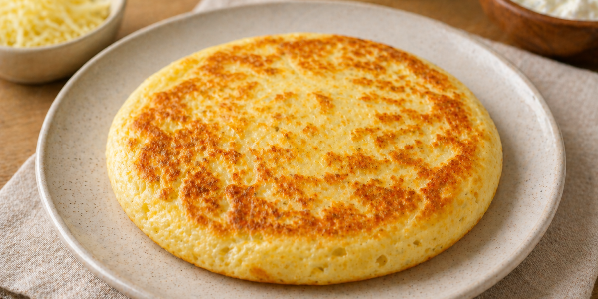 🧀 Pão de Queijo Fit de Frigideira: Receita Rápida, Proteica e Saudável