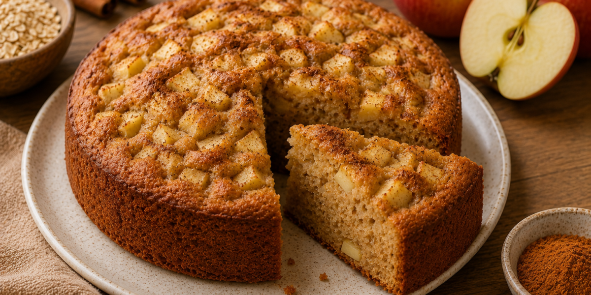 🍎 Bolo Fit de Maçã com Canela: Receita Saudável, Fofinha e Sem Açúcar Refinado