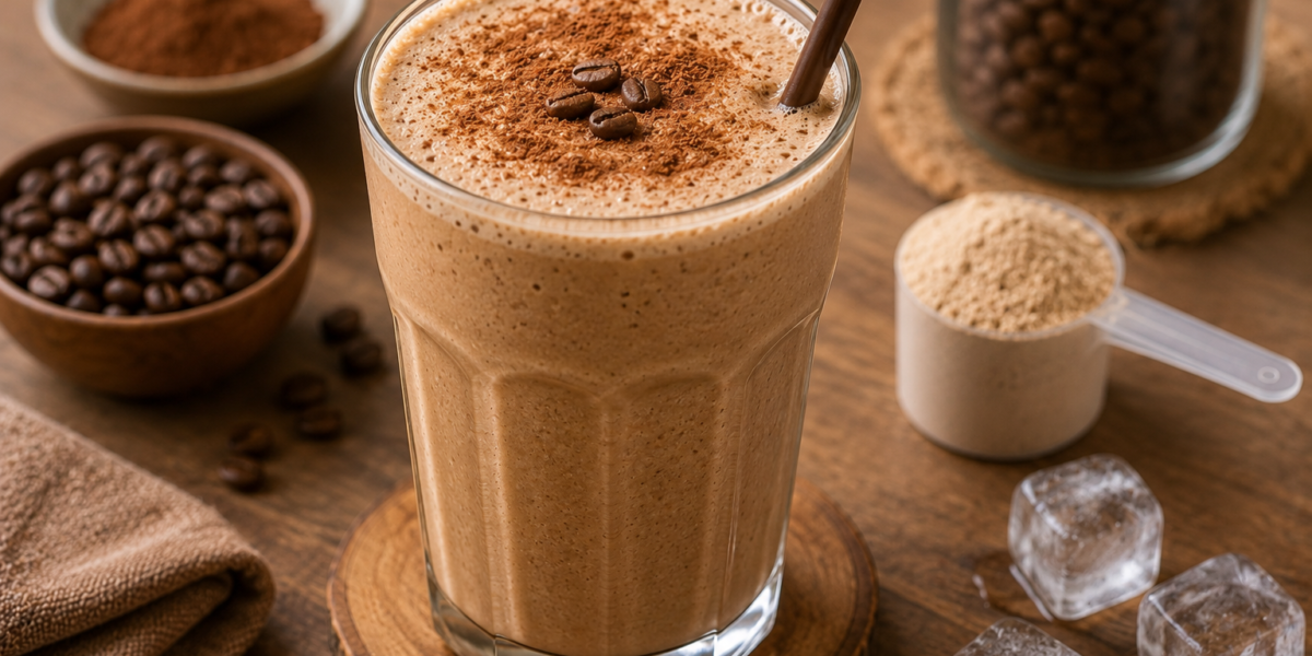 ☕ Frappé Proteico de Café com Whey: Receita Fitness Cremosa e Energética
