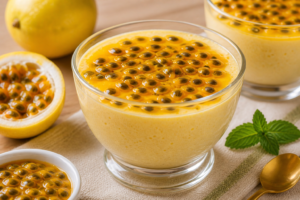 🍮 Mousse Fit de Maracujá com Iogurte: Sobremesa Saudável, Cremosa e Refrescante