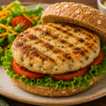 🍔 Hambúrguer de Frango Fit com Aveia: Receita Proteica Fácil e Suculenta