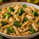 🍝 Macarrão Integral com Frango e Brócolis: Receita Fitness Completa para o Dia a Dia