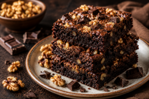 🍫 Brownie Fit de Aveia com Nozes e Chocolate 70%: Receita Saudável, Fudgy e Sem Farinha Refinada