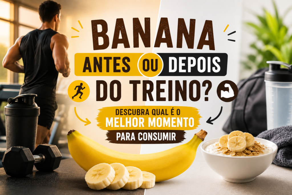 Banana Antes ou Depois do Treino? Descubra Qual é o Melhor Momento Para Consumir