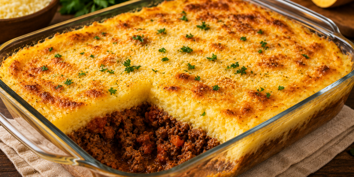 🥔 Escondidinho Fitness de Carne Moída com Mandioquinha: Receita Completa, Saudável e Muito Saborosa