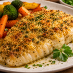 🐟 Filé de Tilápia ao Forno com Crosta de Ervas e Parmesão: Receita Proteica Leve e Saborosa