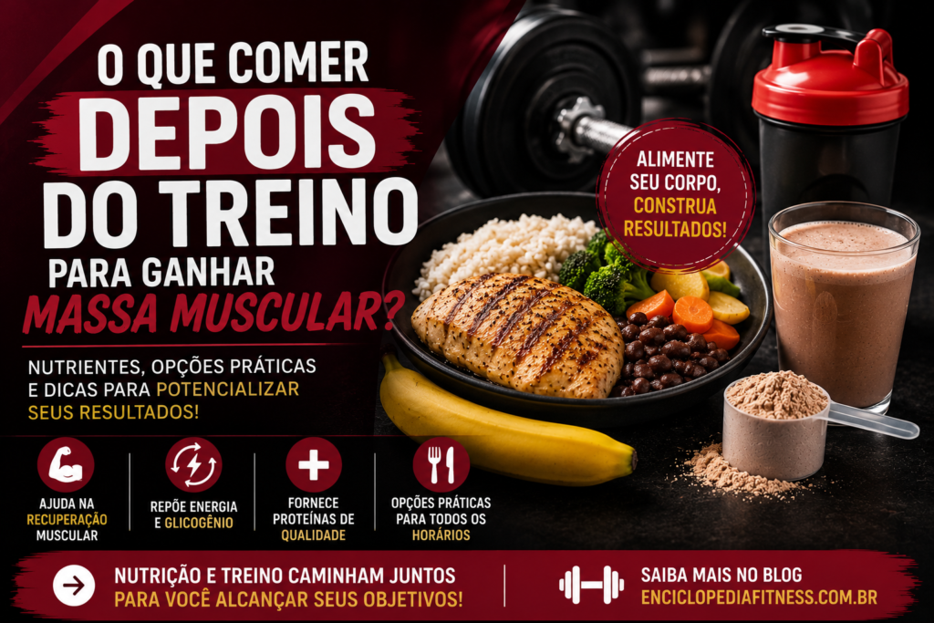 O Que Comer Depois do Treino Para Ganhar Massa Muscular? Guia Completo do Pós-Treino