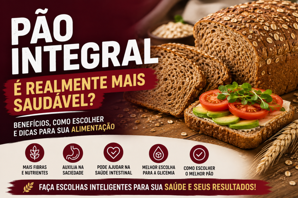 Pão Integral é Realmente Mais Saudável? Benefícios e Como Escolher no Supermercado