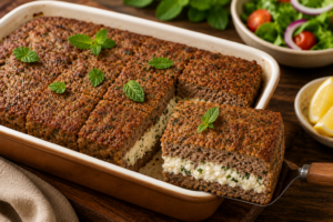 🥩 Quibe Assado Proteico Recheado com Cottage: Receita Saudável, Suculenta e Fácil