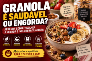 Granola é Saudável ou Engorda? Aprenda Como Escolher a Melhor