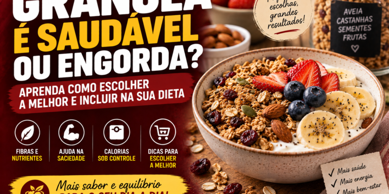 granola é saudável ou engorda