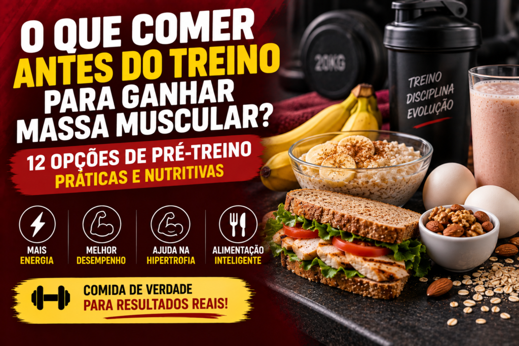 O Que Comer Antes do Treino Para Ganhar Massa Muscular? 12 Opções de Pré-Treino