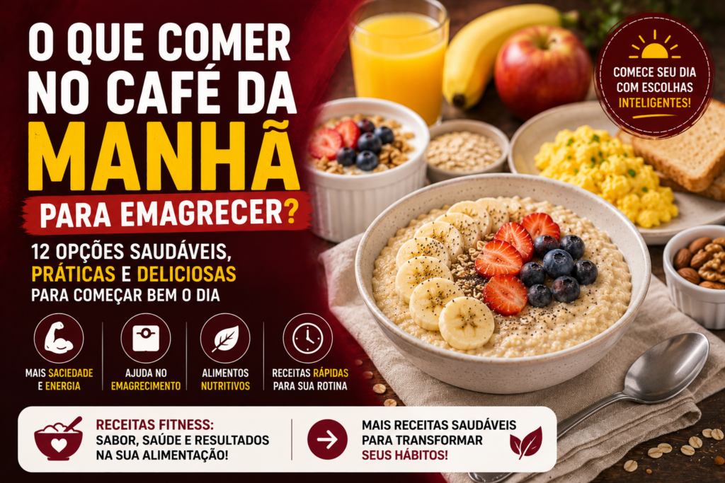 O Que Comer no Café da Manhã Para Emagrecer? 12 Opções Saudáveis e Práticas