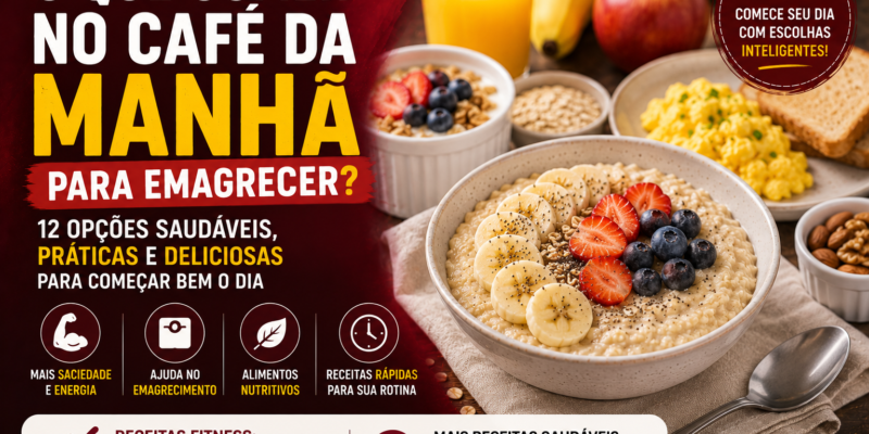 o que comer no café da manhã para emagrecer