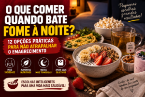 O Que Comer Quando Bate Fome à Noite? 12 Opções Para Não Atrapalhar o Emagrecimento