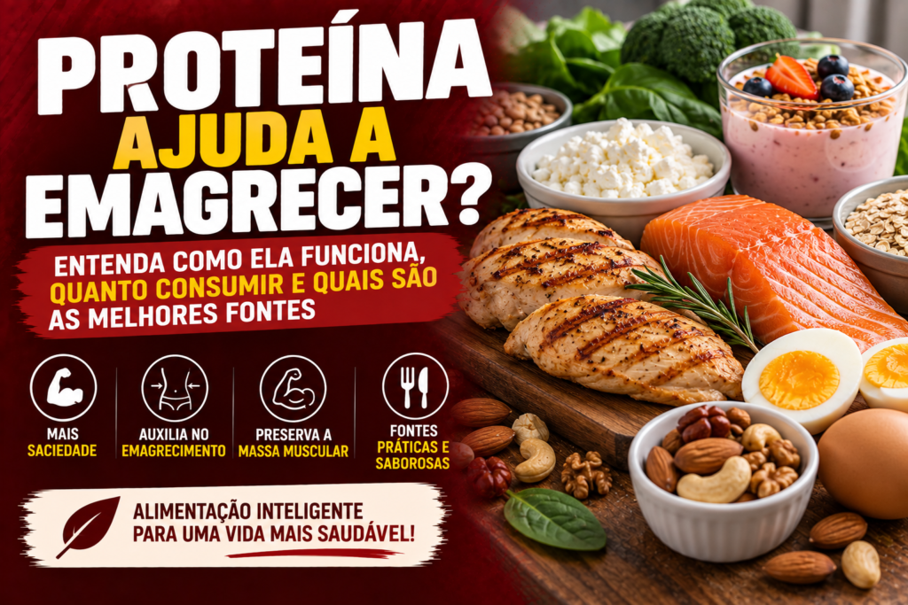 Proteína Ajuda a Emagrecer? Entenda Quanto Consumir e Quais São as Melhores Fontes