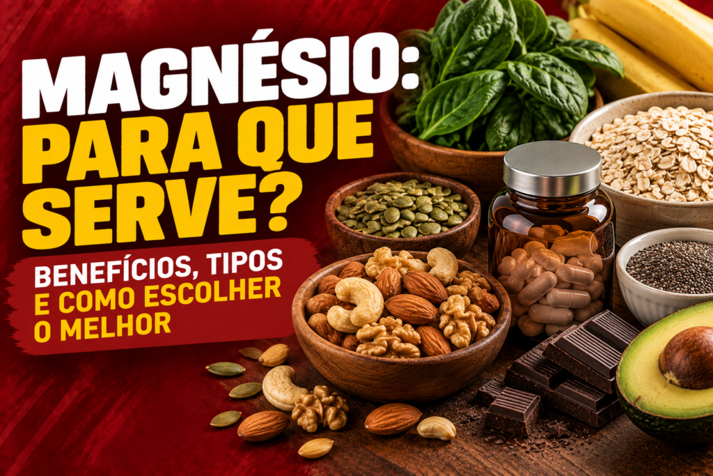 Magnésio: Para Que Serve, Benefícios, Tipos e Qual o Melhor Para Tomar?